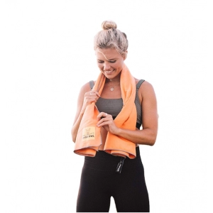 Microfiber Sport Fitness Bath Towel Custom Gym Towel with Mesh Bag