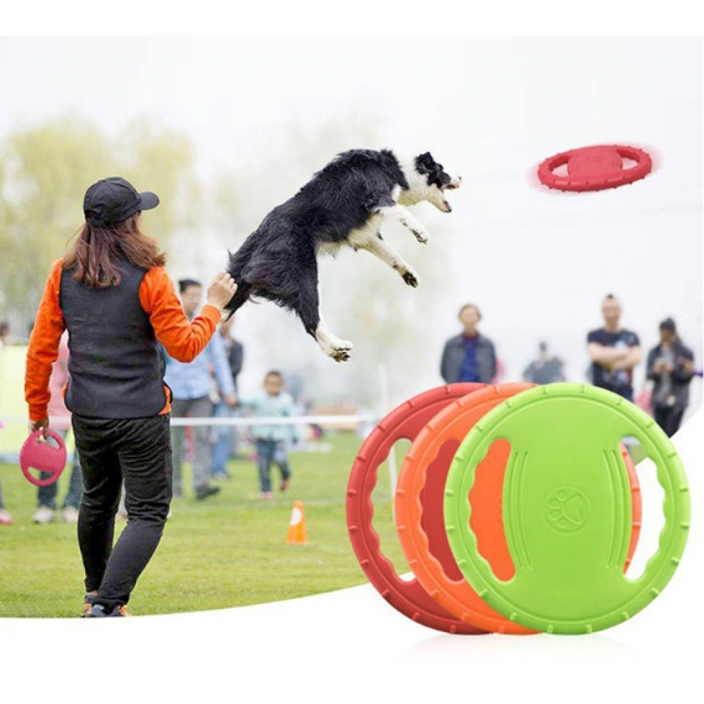 Dog Toy Flying Discs Training Interactive Toys Pet Supplies Flying Disc Fashion Pet Dog Silicone Game Frisbeed Dog Toy Flying Discs Training Interactive Toys Pet Supplies Flying Disc Fashion Pet Dog Silicone Game Frisbeed